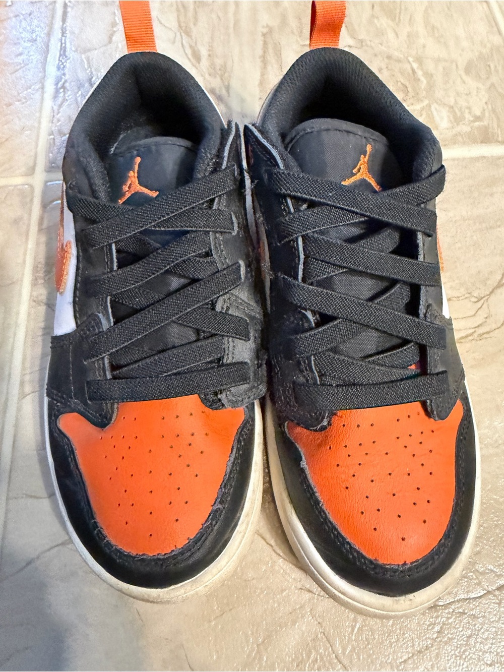 Jordan Kids Low-Top Sneakers - Black & Orange